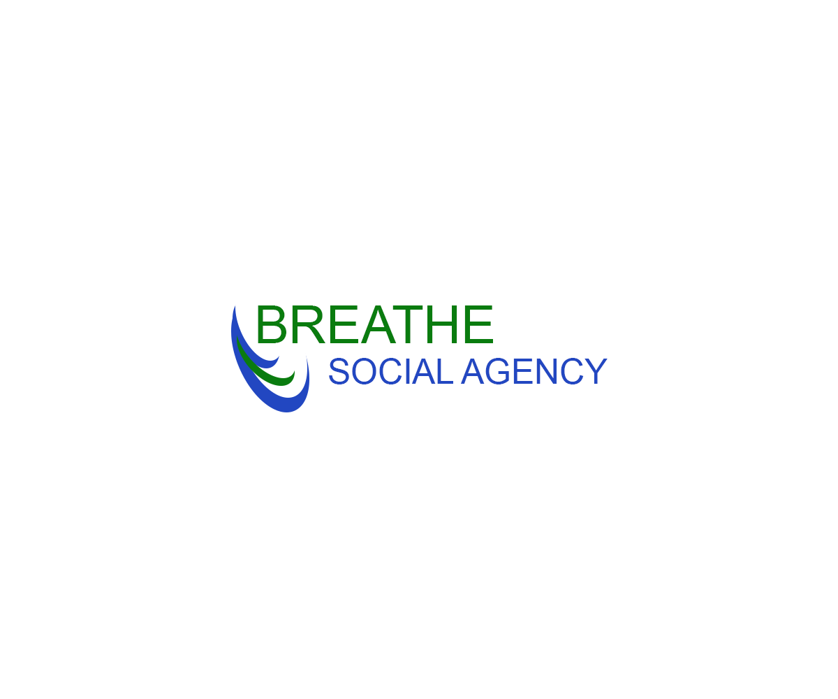 Logo Design by CreativePanda for Breathe Social Agency | Design #14955418