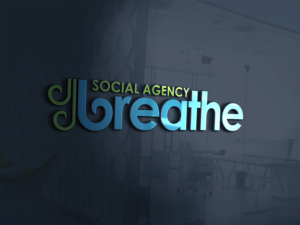 Logo Design by Khalik for Breathe Social Agency | Design: #14947742
