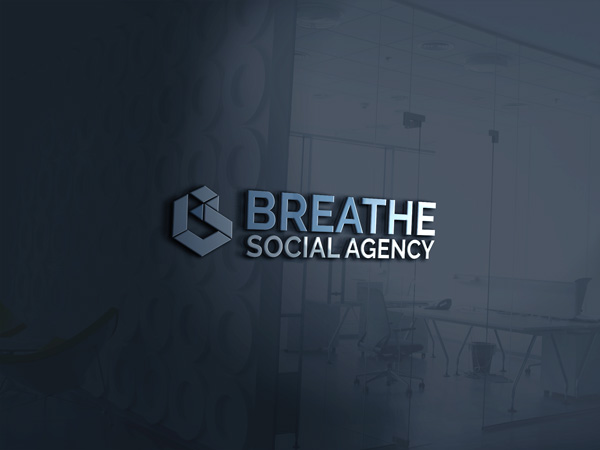 Logo Design by tani_sha321 for Breathe Social Agency | Design #14957561