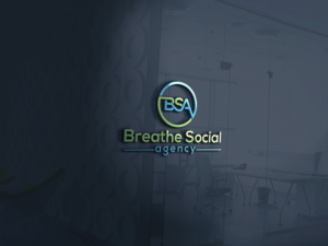 Logo Design by A S design @ for Breathe Social Agency | Design: #14957734