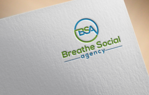 Logo Design by A S design @ for Breathe Social Agency | Design: #14957735