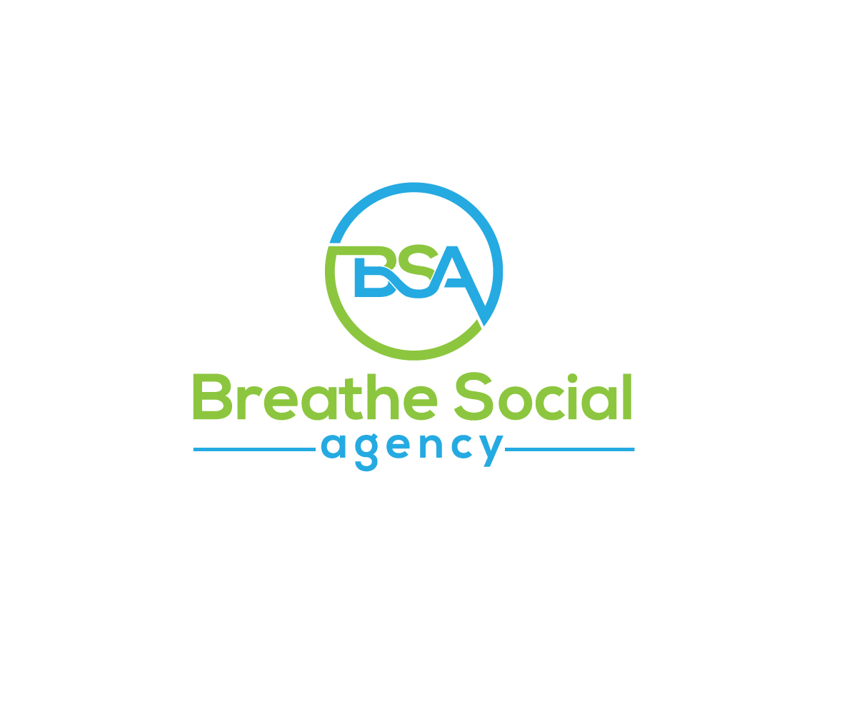 Logo Design by A S design @ for Breathe Social Agency | Design #14957737