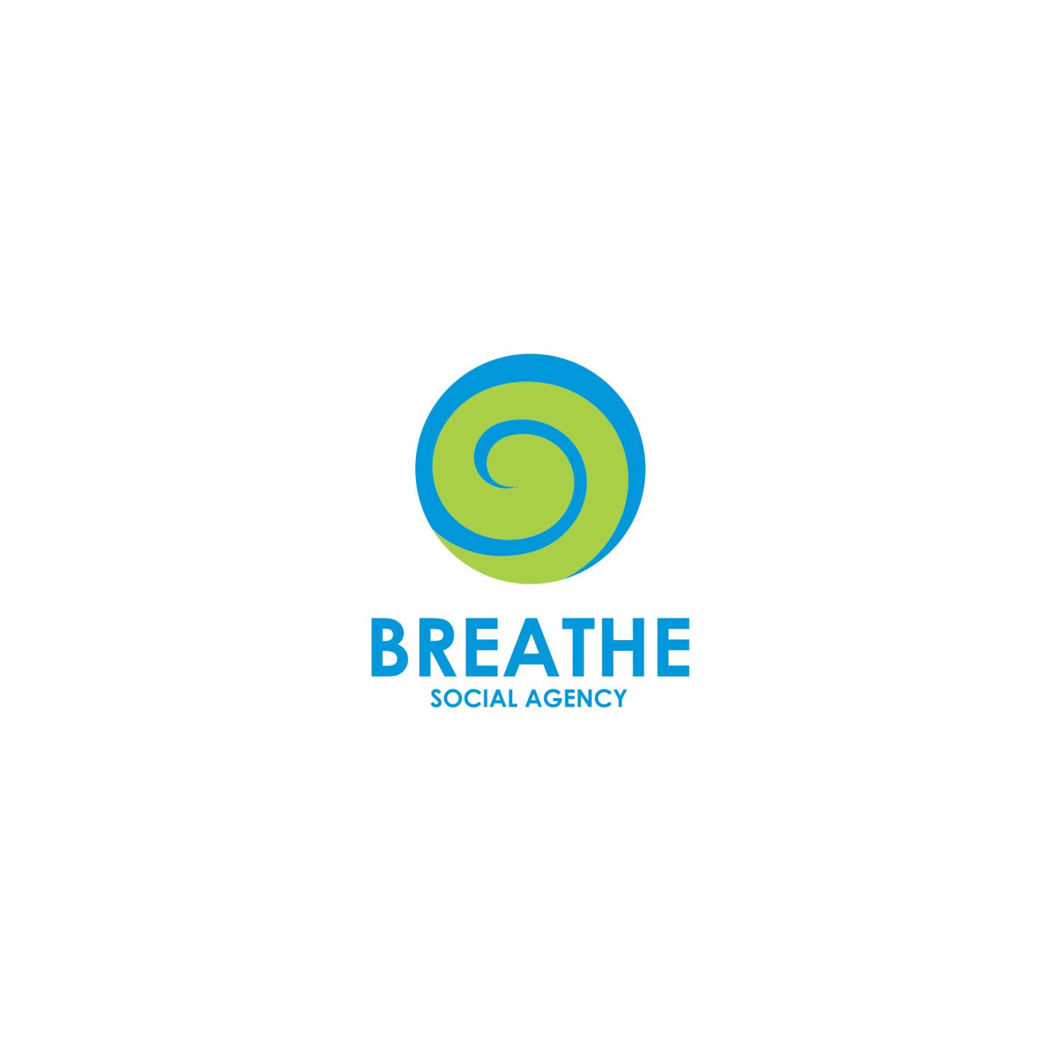 Logo Design by goanddo for Breathe Social Agency | Design #14952464