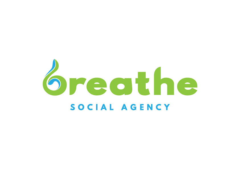Logo Design by bc21 for Breathe Social Agency | Design #14949921