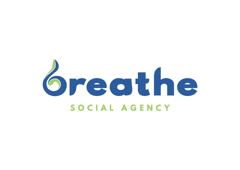 Logo Design by bc21 for Breathe Social Agency | Design #14962749