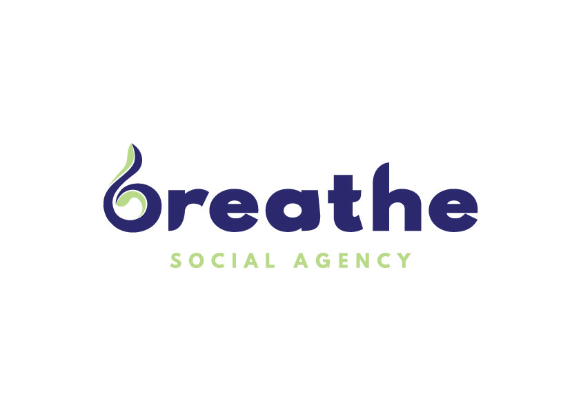 Logo Design by bc21 for Breathe Social Agency | Design #14962750