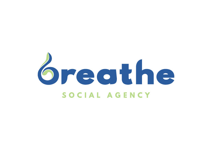 Logo Design by bc21 for Breathe Social Agency | Design #14962752