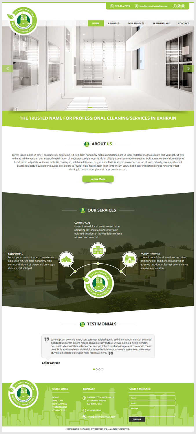Web Design by -Marc- for this project | Design #15058738