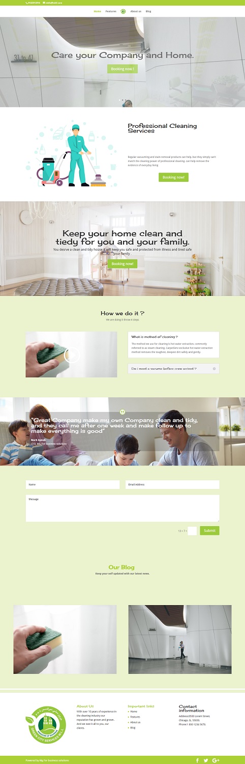 Web Design by Mark Ghaly for this project | Design #15022101
