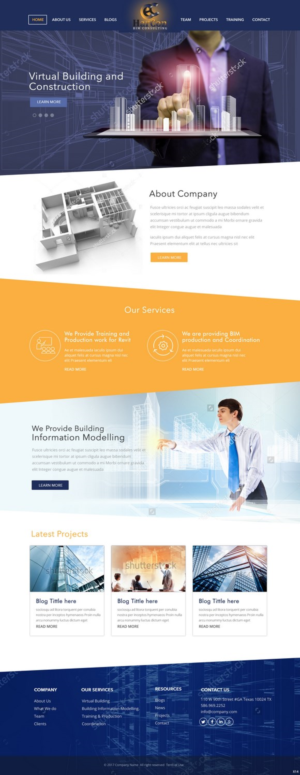 Web Design by pb for Harcon BIM Consulting | Design: #14955398