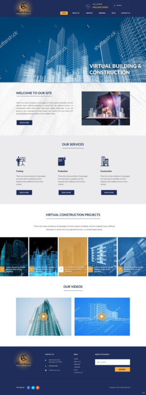 Web Design by pb for Harcon BIM Consulting | Design: #14970154