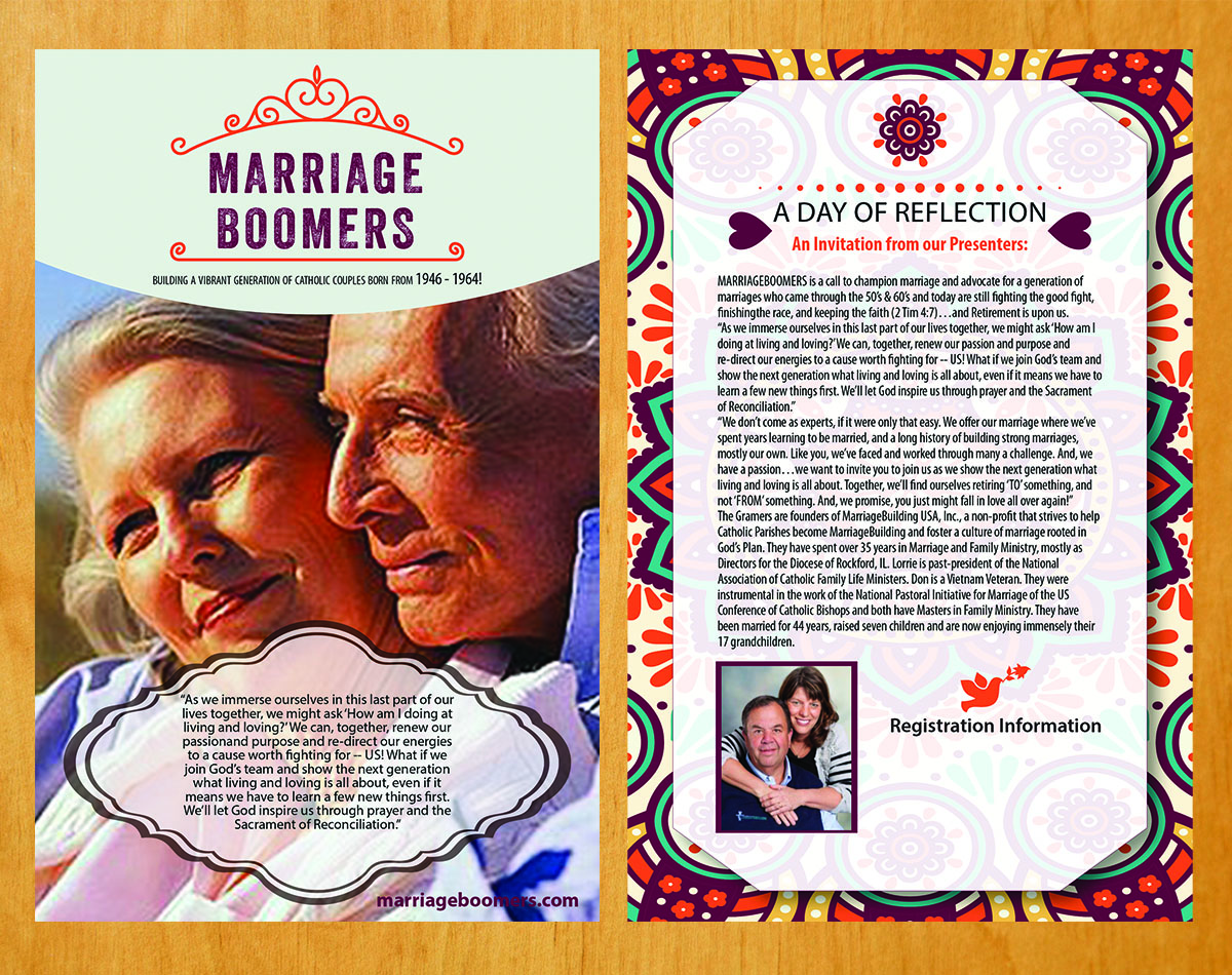 Diseño Publicitario por Venus L. Penaflor para MarriageBuilding USA | Diseño #14939615