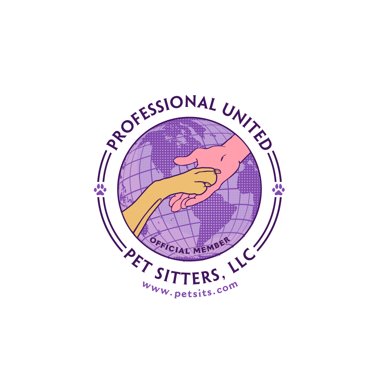 Logo Design by borzoidd for Professional United Pet Sitters LLC | Design #15705807