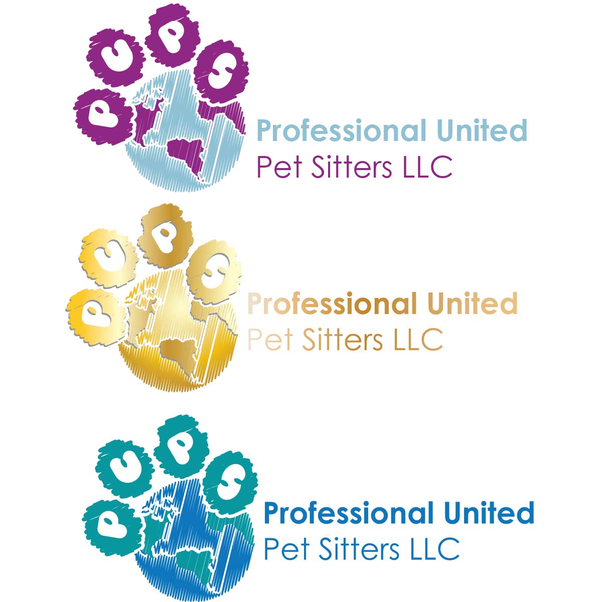Logo-Design von Gb designs für Professional United Pet Sitters LLC | Design #15747361