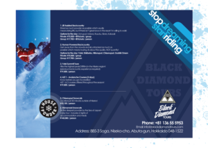 Brochure Design by PND for JRT Trading (Black Diamond Lodge) | Design: #14954185