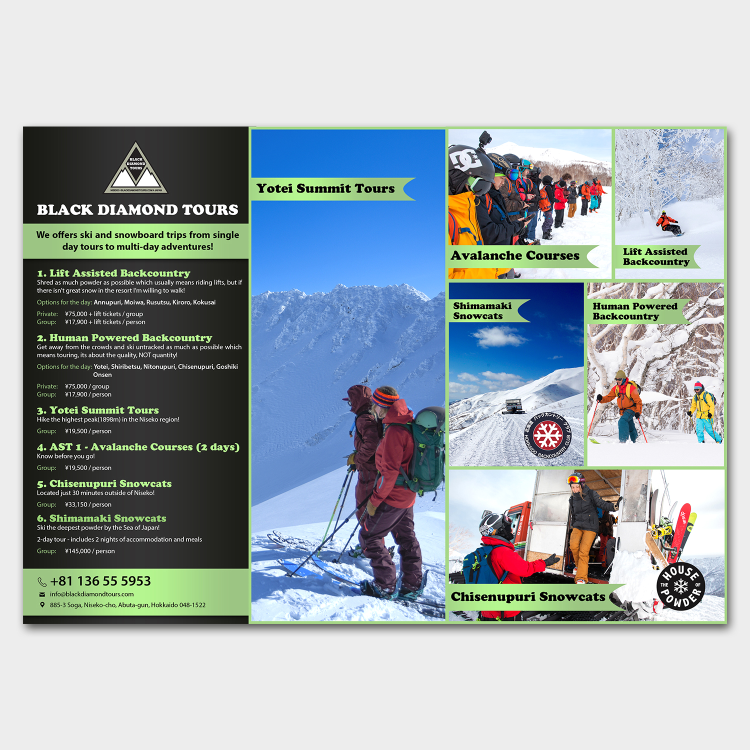 Brochure Design by aspiremedia for JRT Trading (Black Diamond Lodge) | Design #14951071