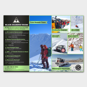 Design de Brochure par aspiremedia pour JRT Trading (Black Diamond Lodge) | Design : #14962531