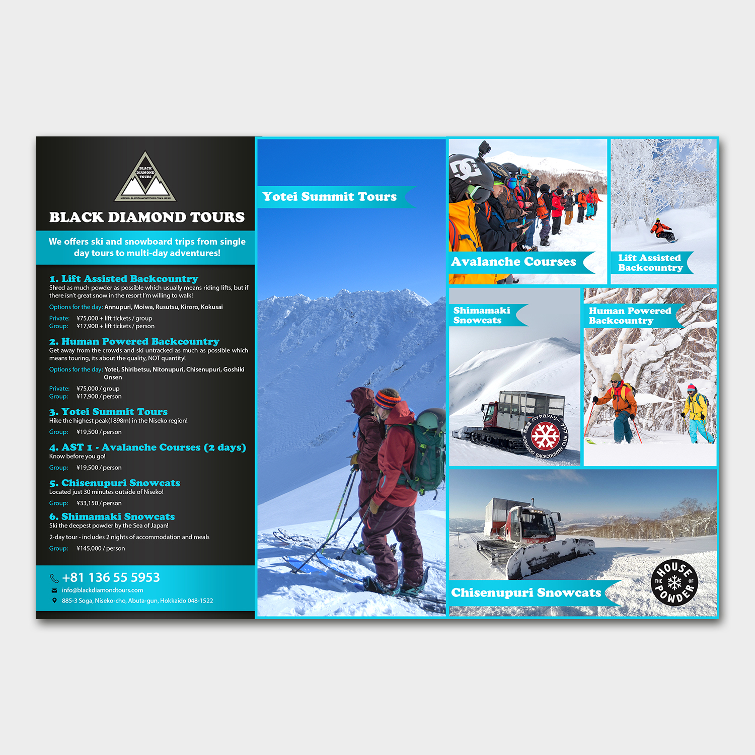 Brochure Design by aspiremedia for JRT Trading (Black Diamond Lodge) | Design #14963387