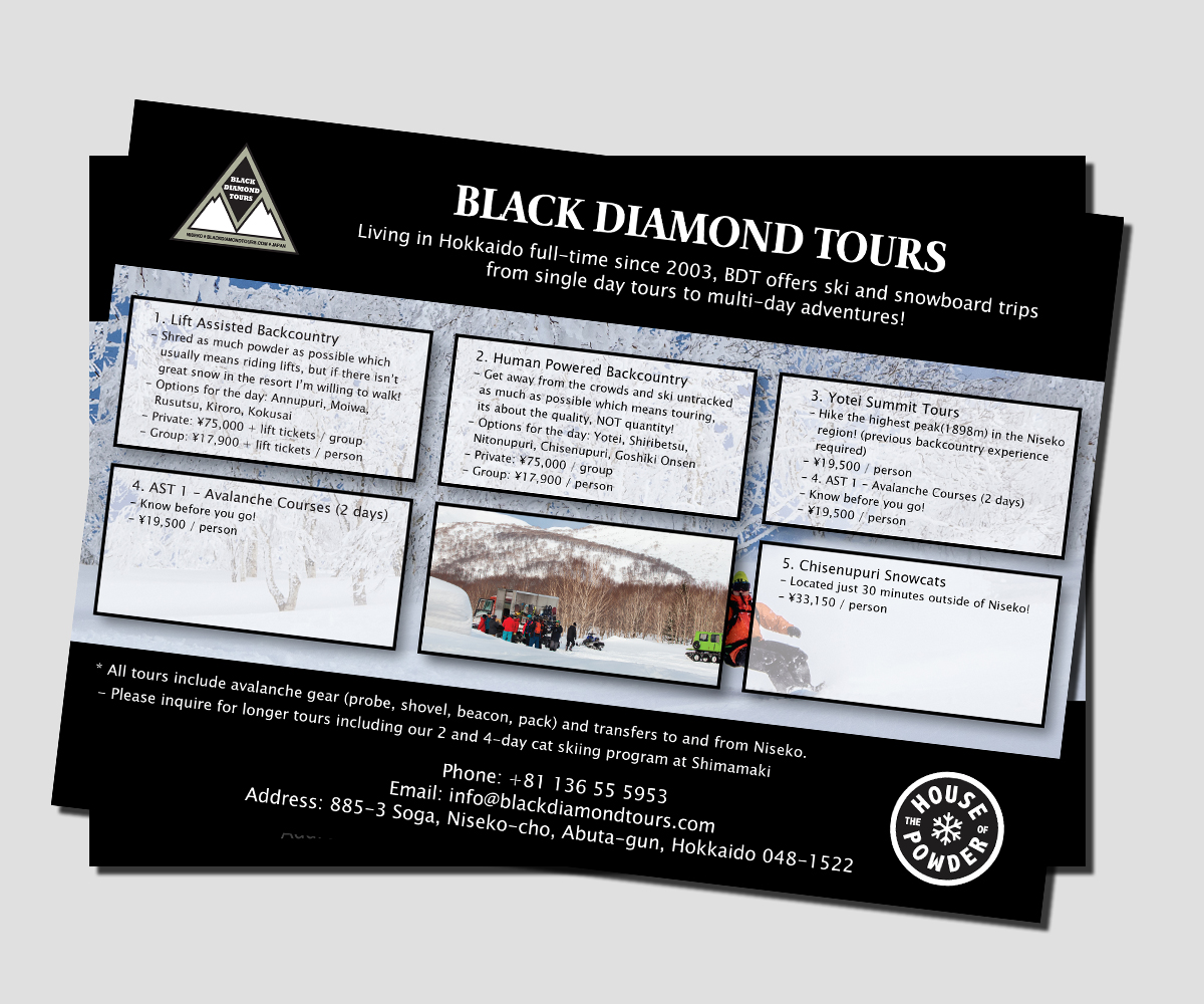 Design de Brochure par Design Boss pour JRT Trading (Black Diamond Lodge) | Design #14939514