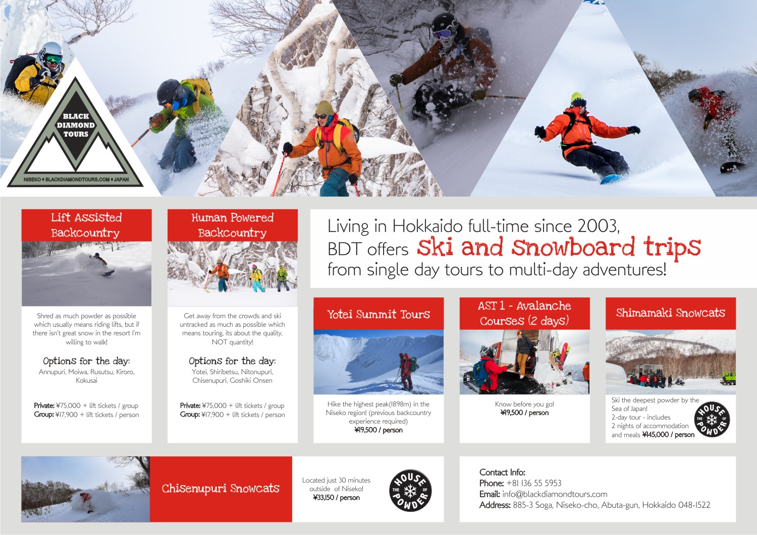 Brochure Design by vasanth6960 for JRT Trading (Black Diamond Lodge) | Design #14948004