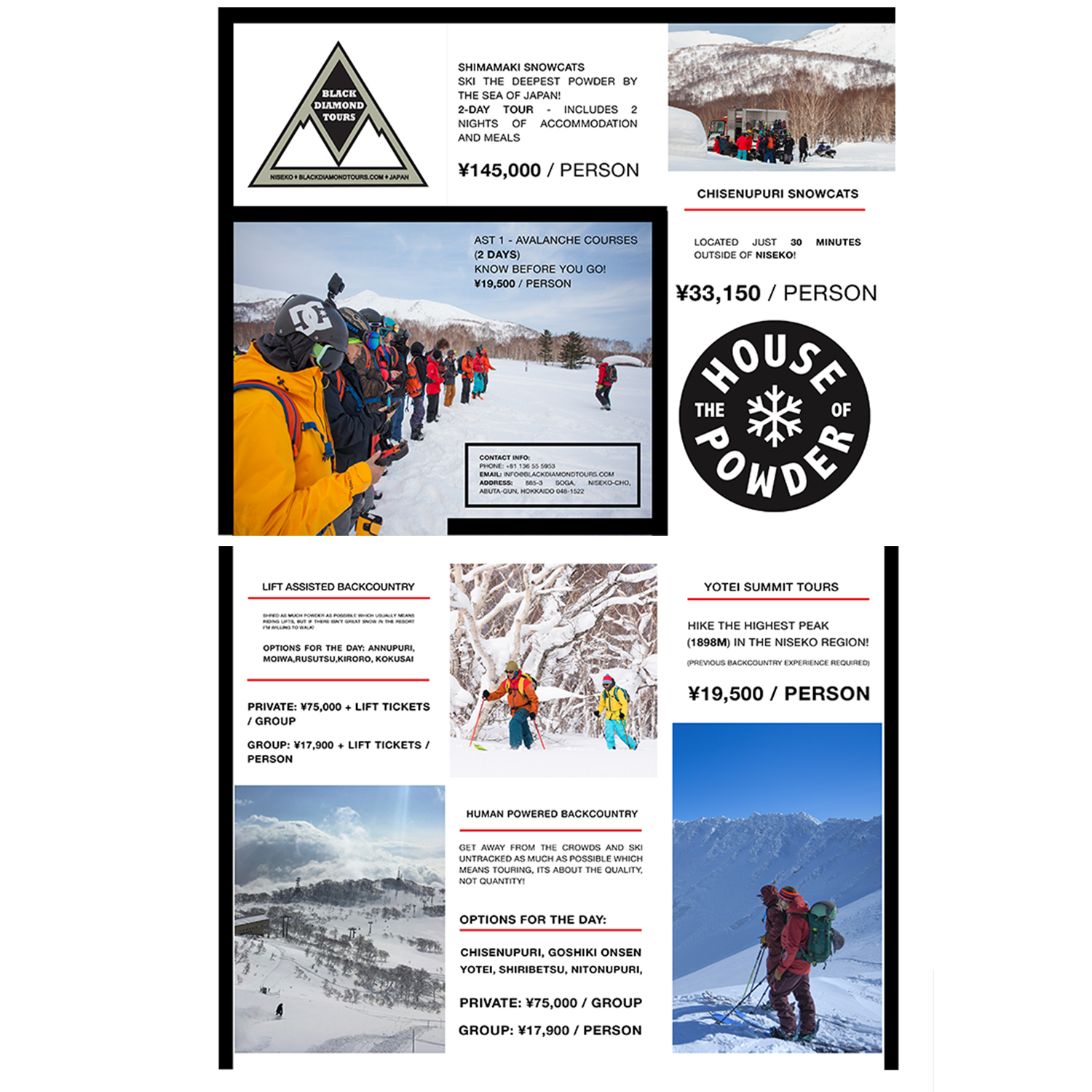 Brochure Design by Kenan LEO for JRT Trading (Black Diamond Lodge) | Design #14950689