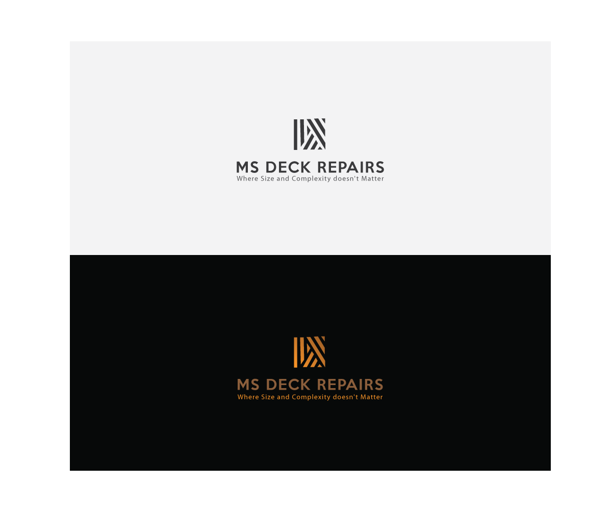 Logo Design by Roy for MS Deck Repairs | Design #14955133