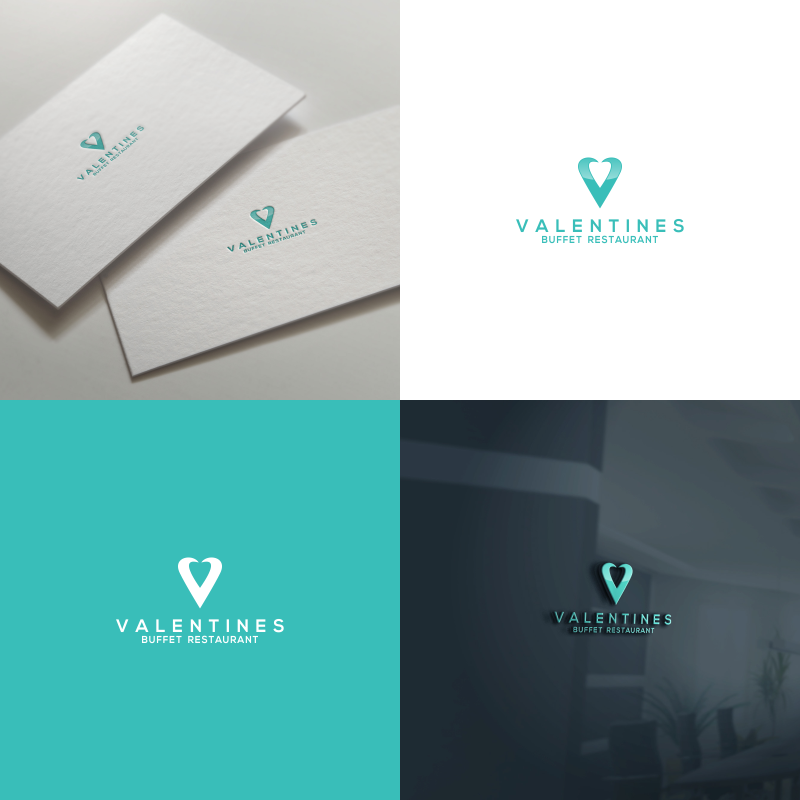 Logo Design by jenggot_merah_ for Valentines Buffet Restaurants Ltd | Design #14969361