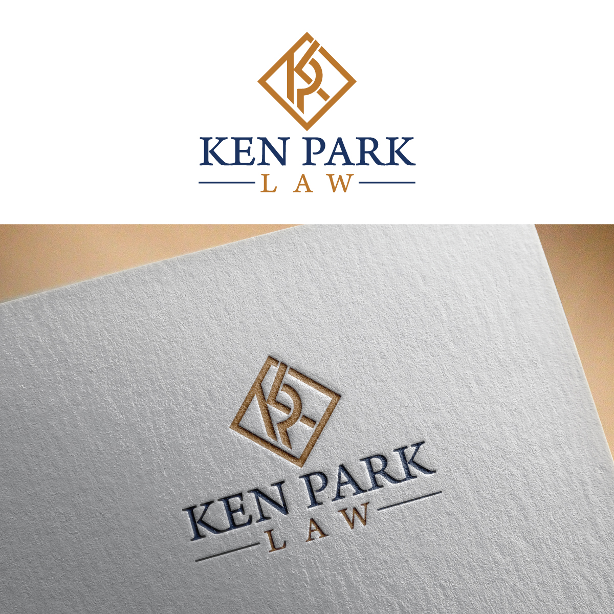 Logo Design by webeezine for K Park Law | Design #14970683