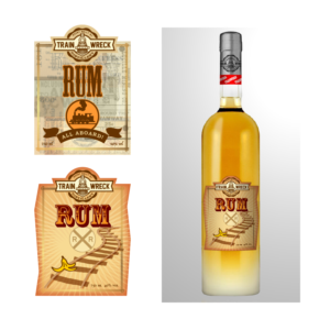 Packaging Design by Halo Studios for Train Wreck Distillery | Design: #15069944