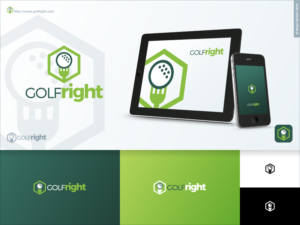 Logo Design by Raoul Camion for Golf Right | Design #14992598