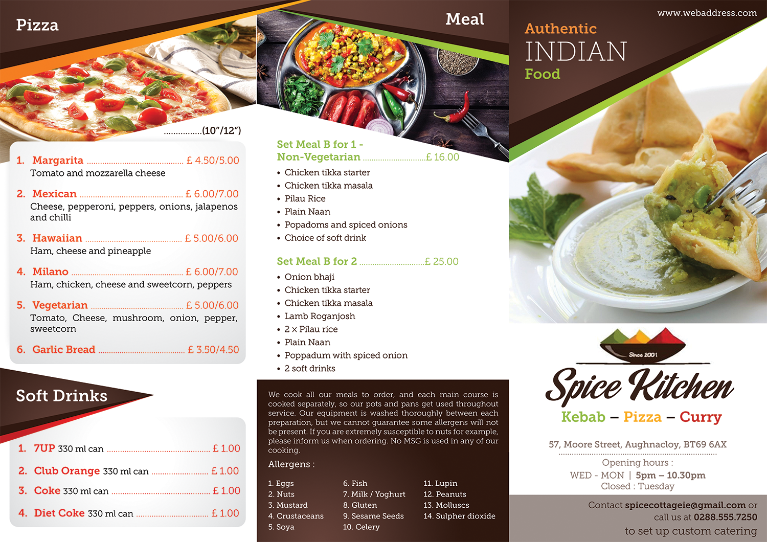 Diseño de Flyer por Akshar Shailesh para SPICE COTTAGE | Diseño #15017213