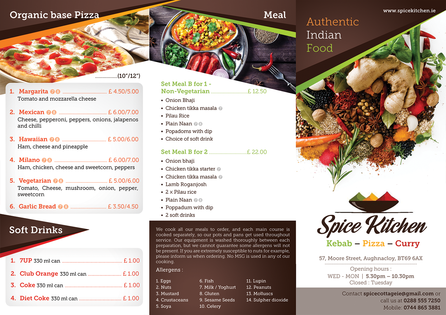 Diseño de Flyer por Akshar Shailesh para SPICE COTTAGE | Diseño #15237615
