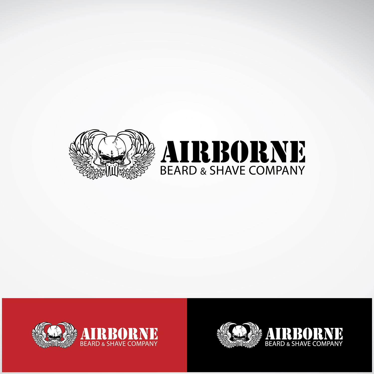Logo Design by tuan1968 for Airborne Beard and Shaving | Design #15020747