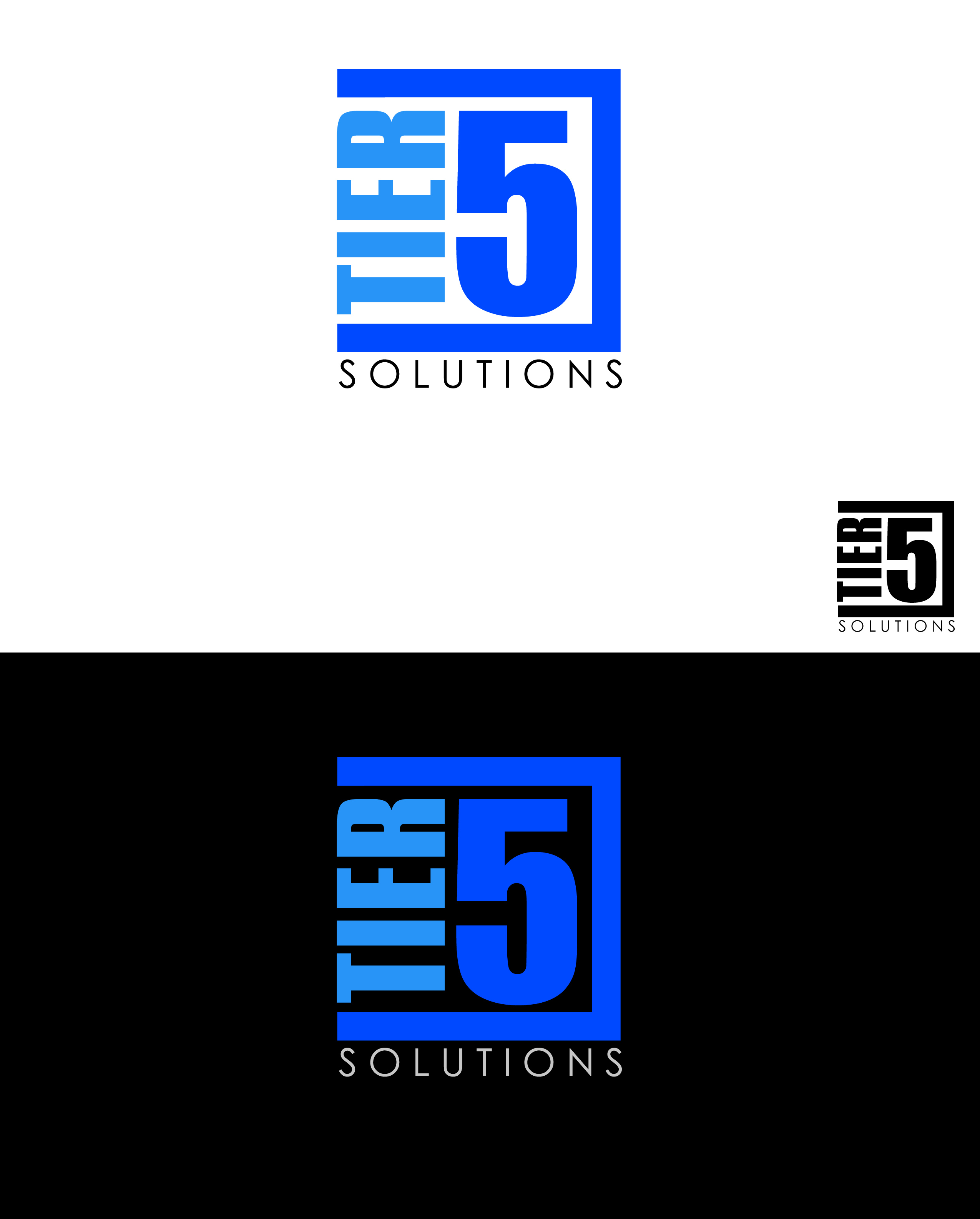 Logo Design by Perkins Design Studio for Tier 5 Solutions | Design #42808