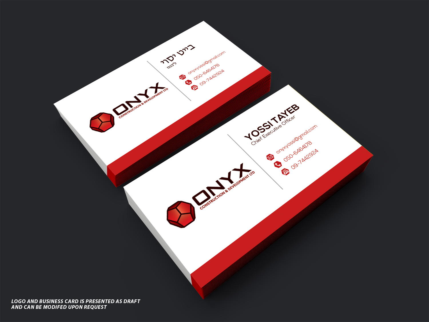 Design de Logo par Professor P pour onyx construction & development ltd | Design #14960214