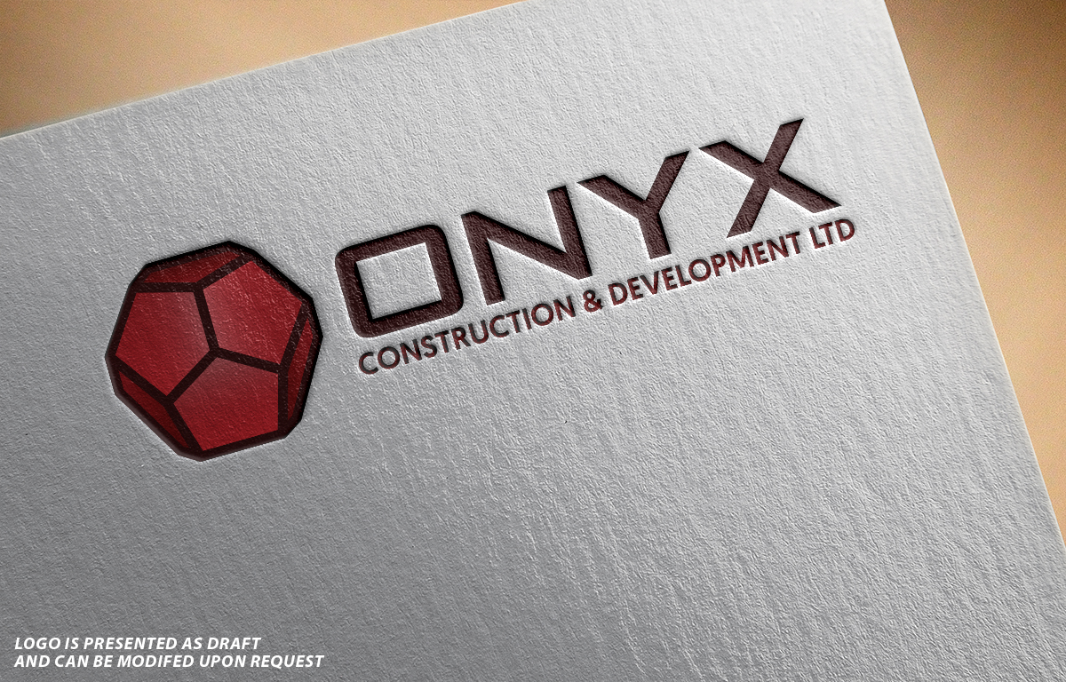 Logo Design by Professor P for onyx construction & development ltd | Design #14960215