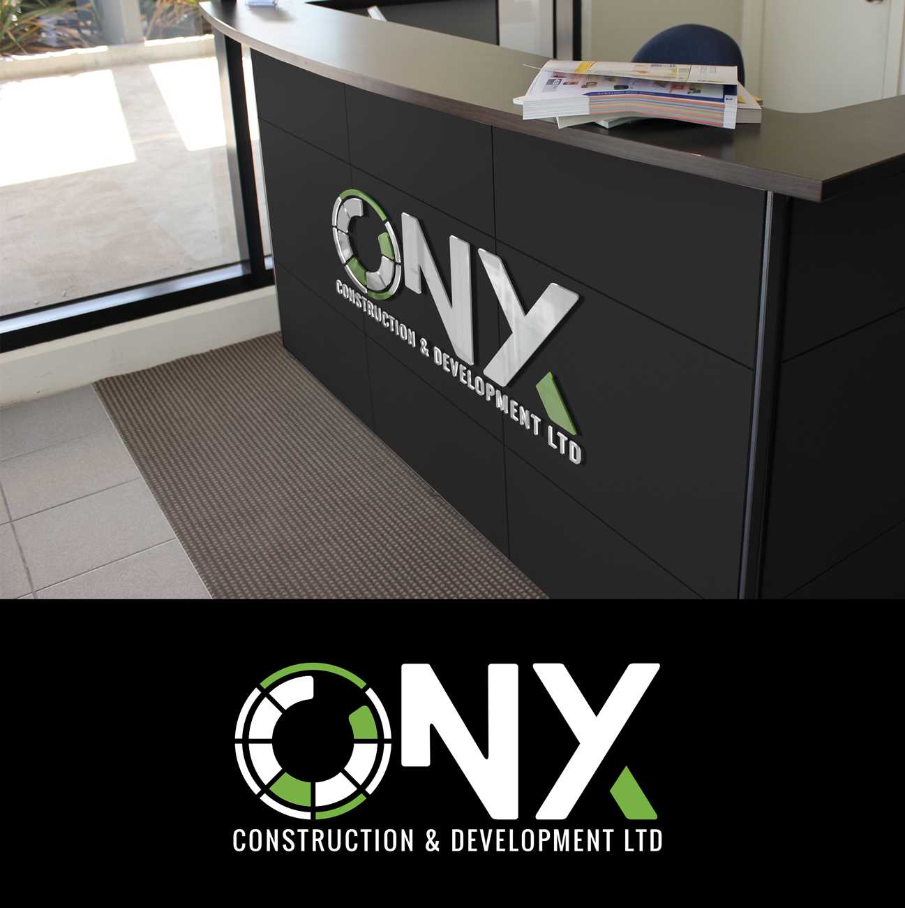 Logo Design by Impressive Solutions for onyx construction & development ltd | Design #17378011