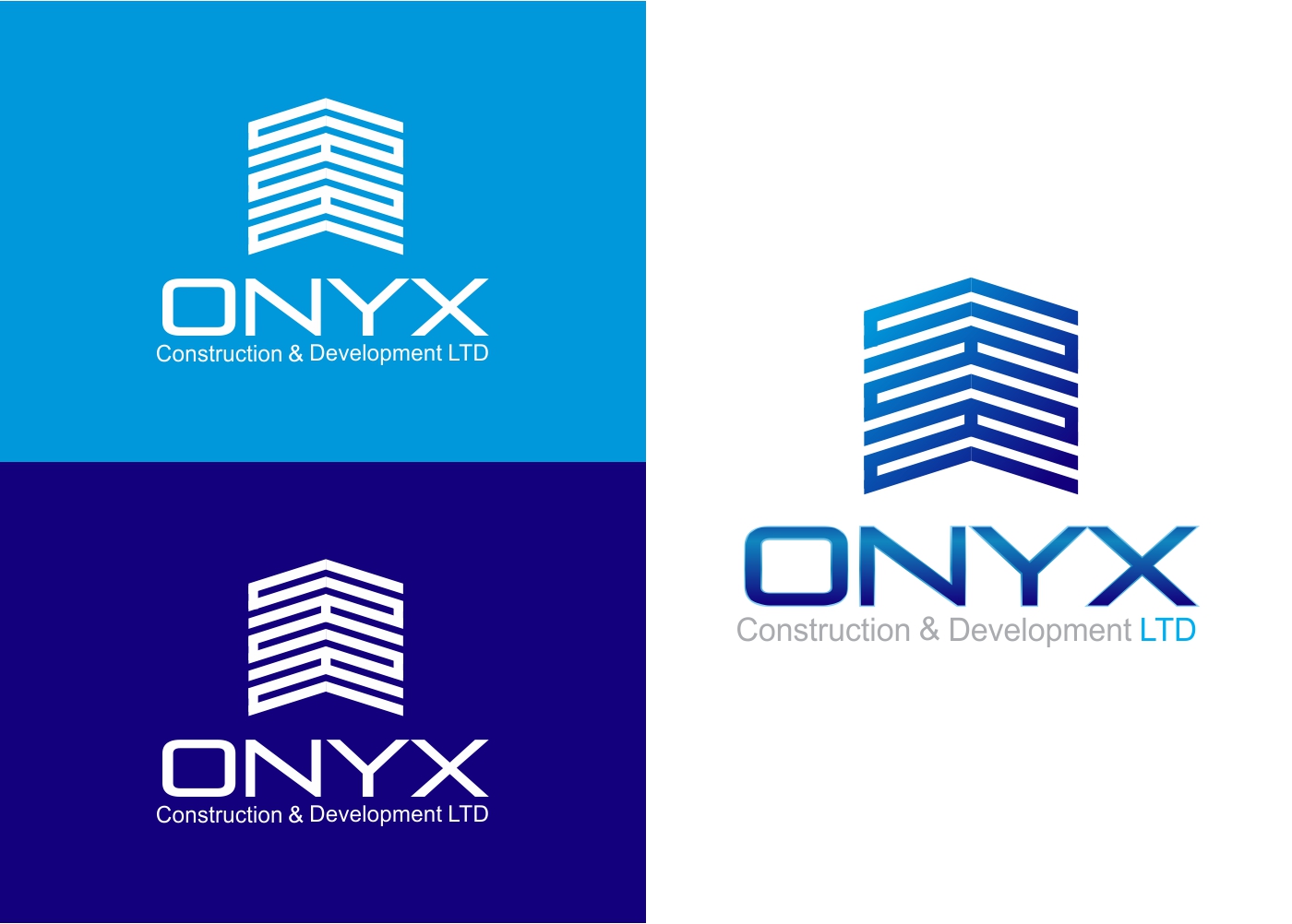Logo Design by DG for onyx construction & development ltd | Design #15044212