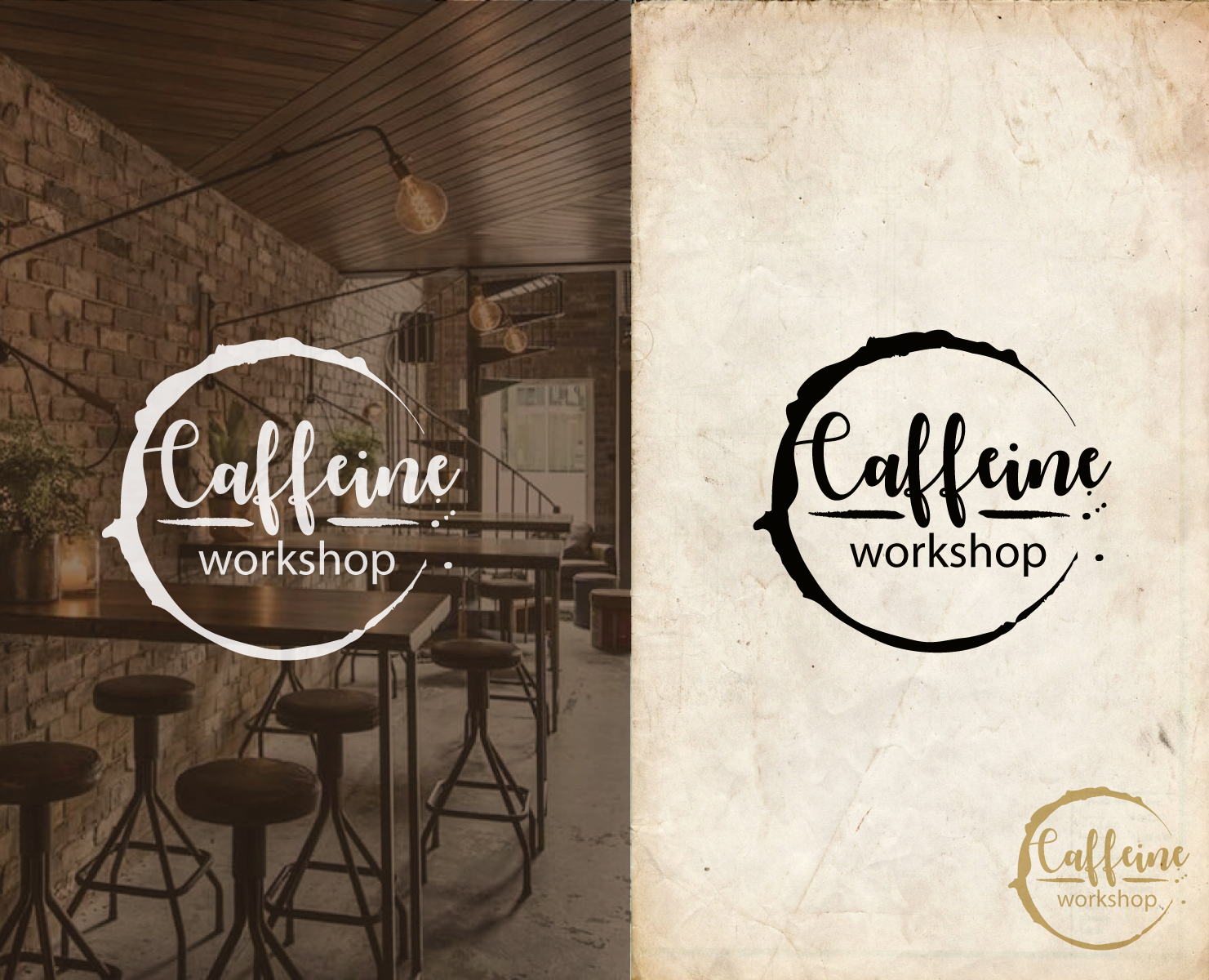 Logo Design by Graphic Bricks for Caffeine Workshop | Design #14983939