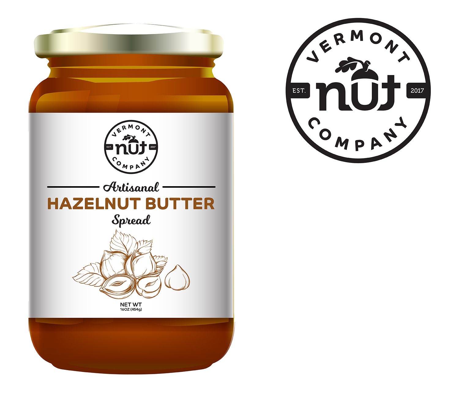 Logo Design by RoundYellow for Vermont Nut Company | Design #14956679