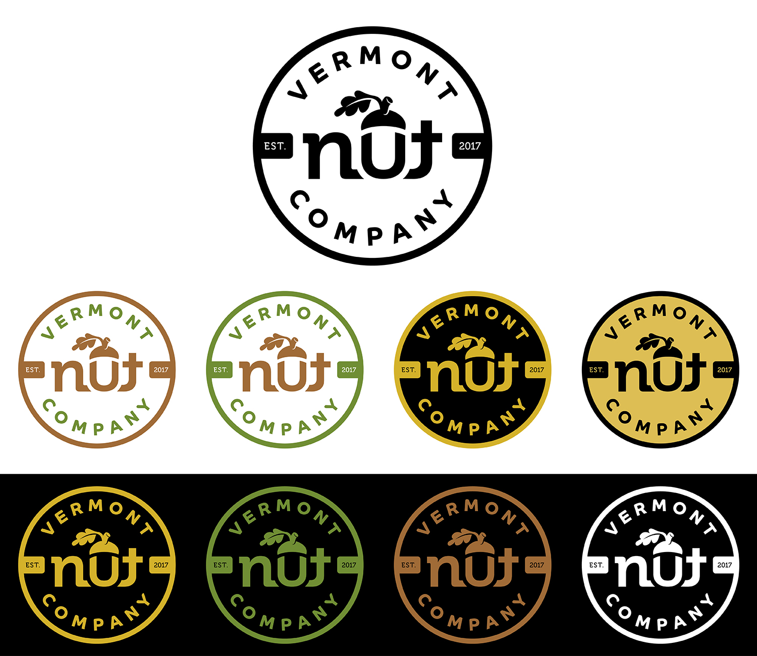 Logo Design by RoundYellow for Vermont Nut Company | Design #14956680