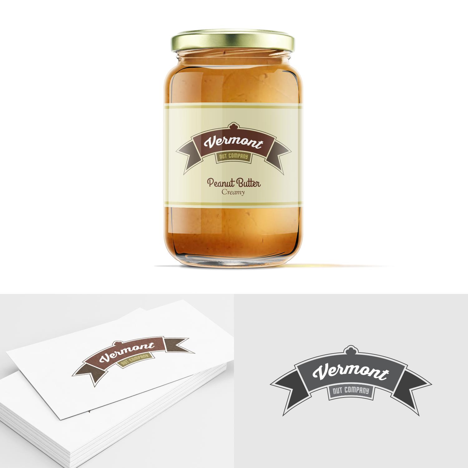 Logo Design by Paperfox Designs for Vermont Nut Company | Design #15009300