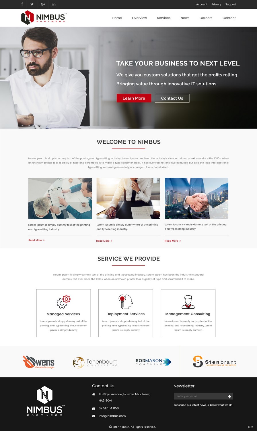 Web Design by pb for Atello Solutions LLC | Design #15045207