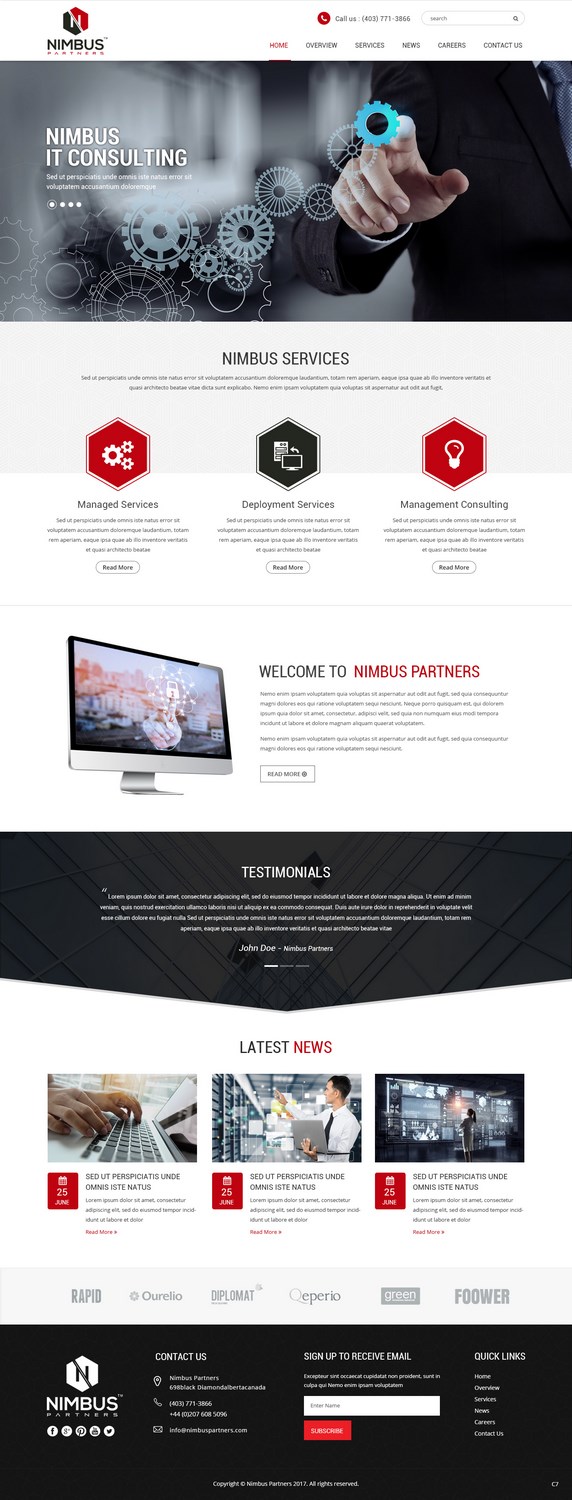 Web Design by pb for Atello Solutions LLC | Design #15045208