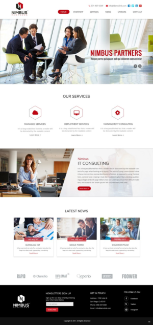 Web Design by pb for Atello Solutions LLC | Design: #15045223