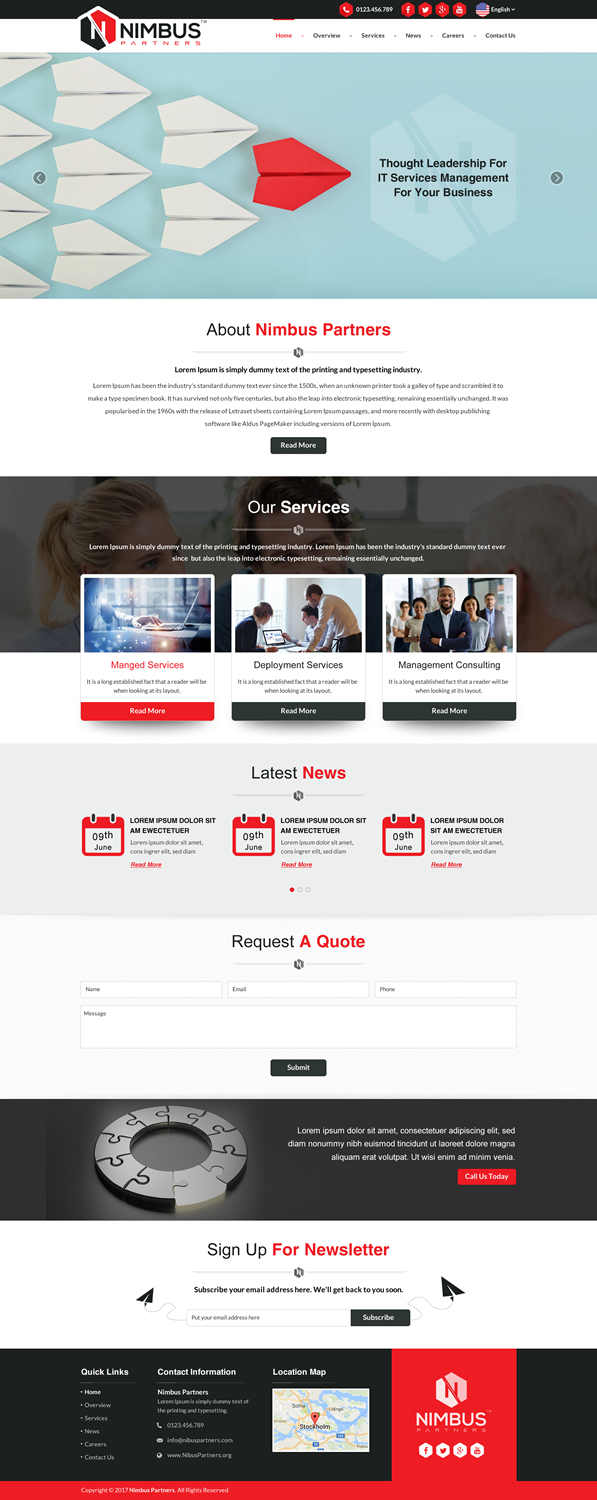 Web Design by Sbss for Atello Solutions LLC | Design #15091417