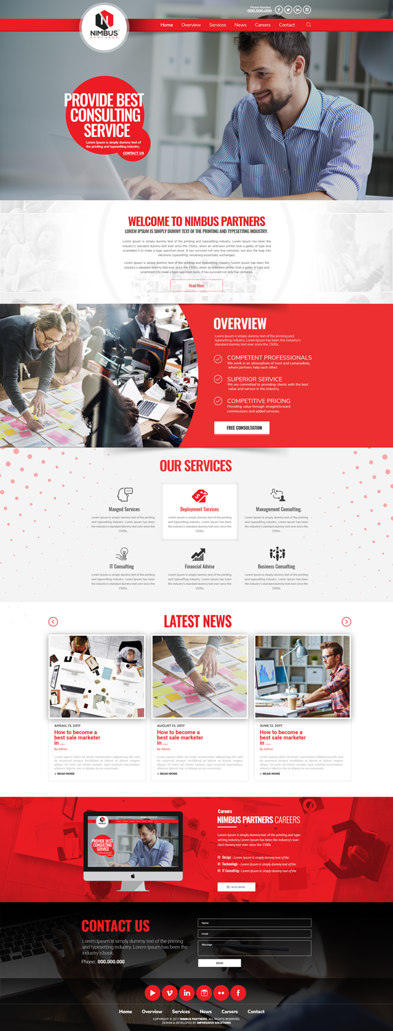 Web Design by Impressive Sol for Atello Solutions LLC | Design: #15043227