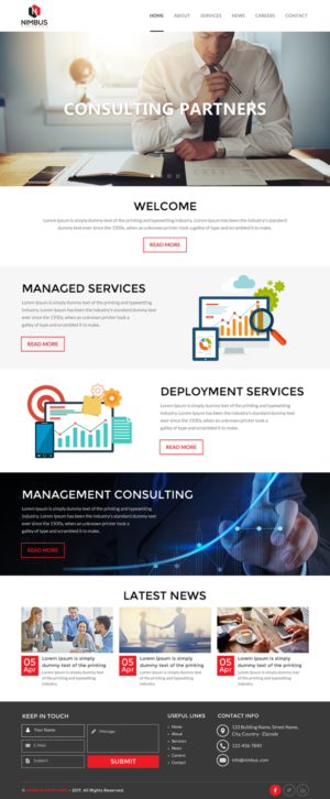 Web Design by rightway for Atello Solutions LLC | Design: #15048534