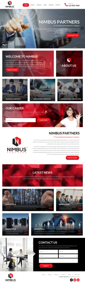 Web Design by rightway for Atello Solutions LLC | Design: #15048535
