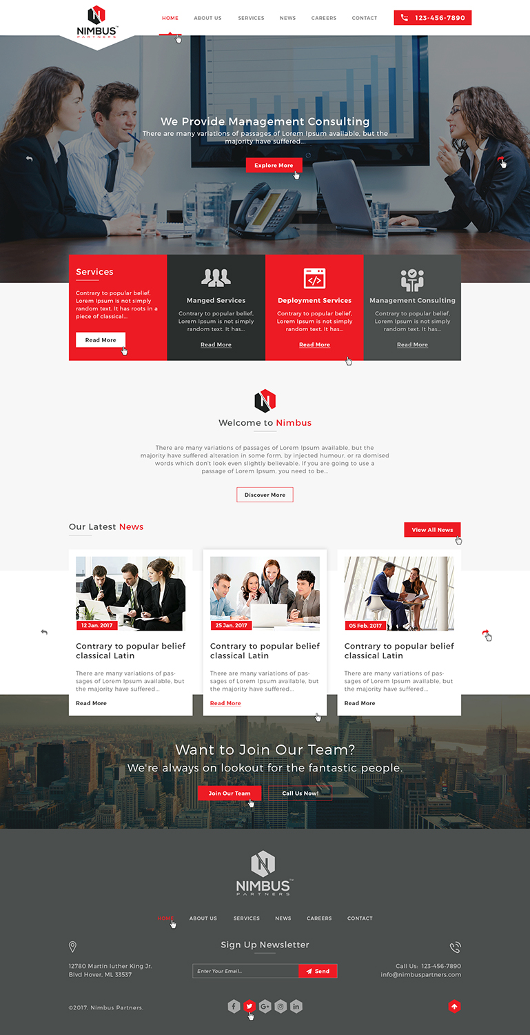 Web Design by Ved Web Services for Atello Solutions LLC | Design #15045685